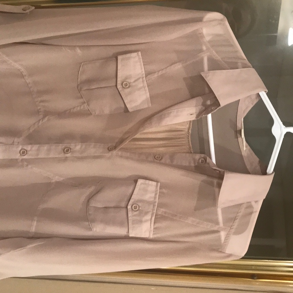 Cream blouse